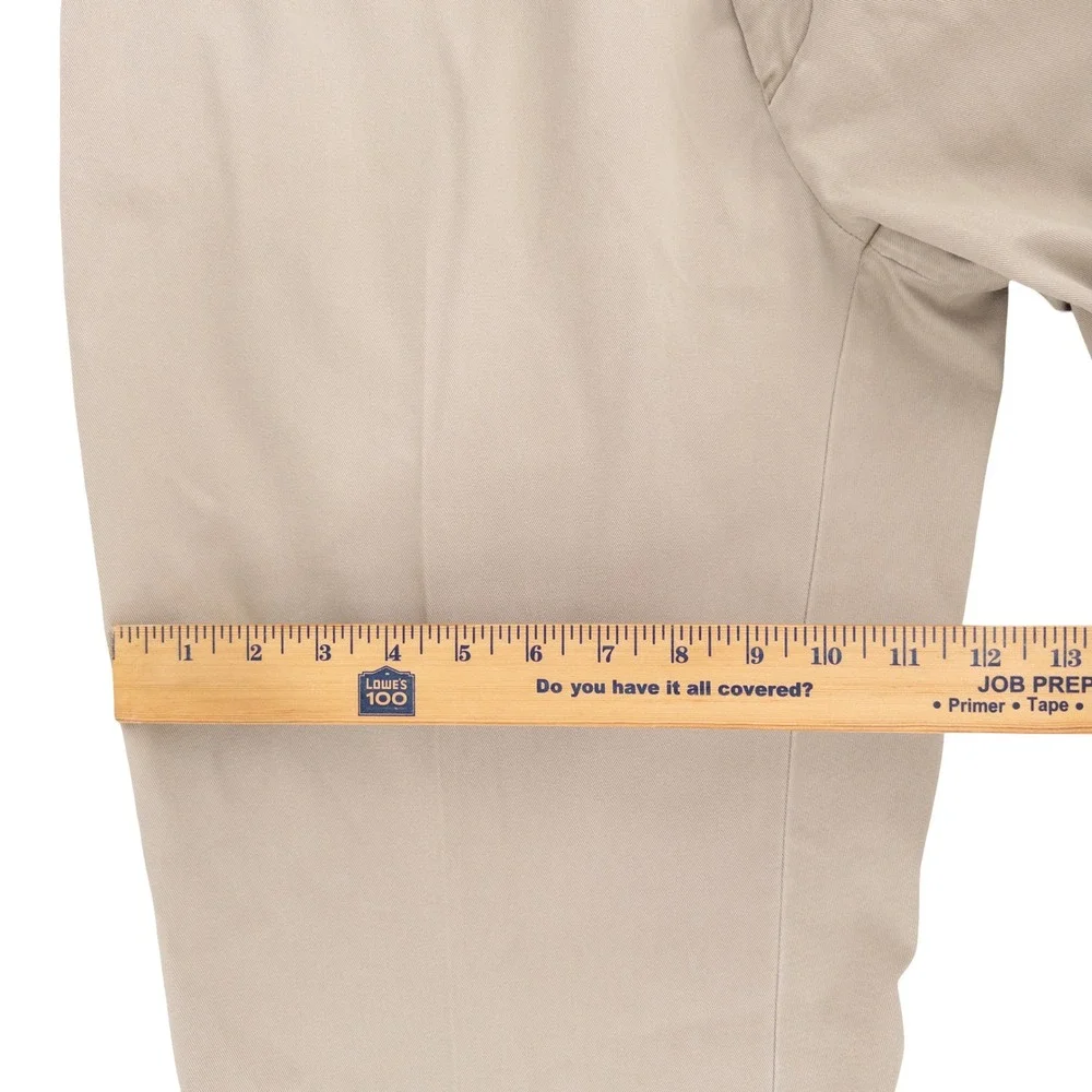 Polo Ralph Lauren Mens 38x32 Relaxed Fit Chino Pants Tan Cotton Khaki Preppy